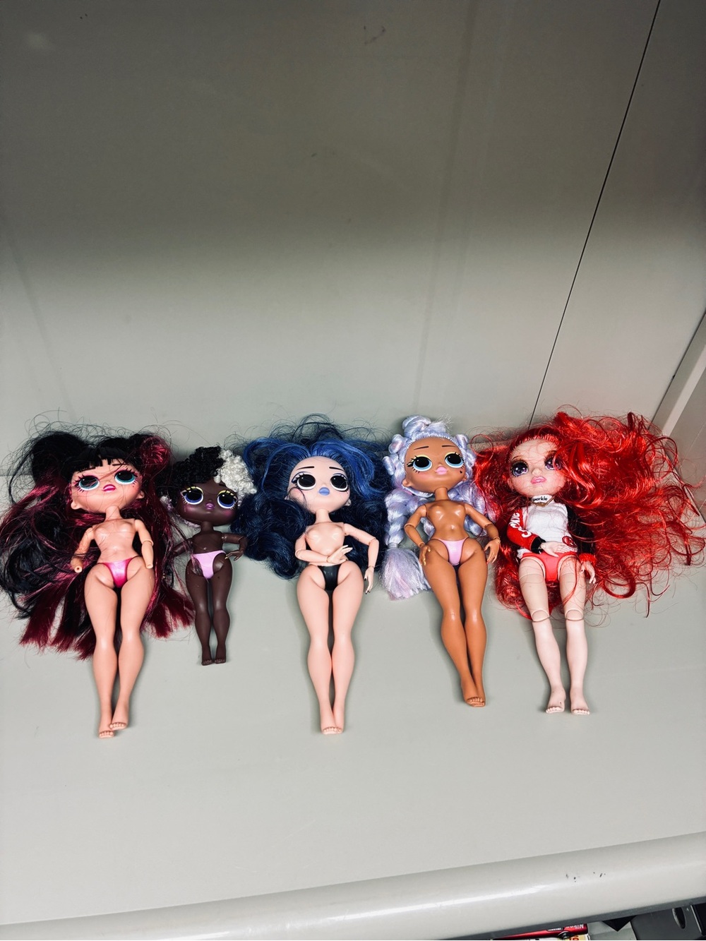 Lot of 5 LOL Surprise OMG Dolls Rainbow High Ruby Anderson Moonlight